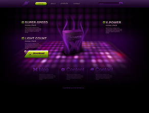 軟件產(chǎn)品網(wǎng)頁設(shè)計效果