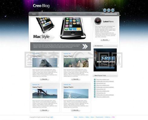 數碼產品網頁設計圖片